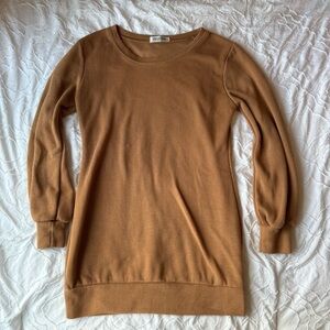 Zhukov Ran Tan Women's Crew Neck Sweater Basic Fall Layering Piece